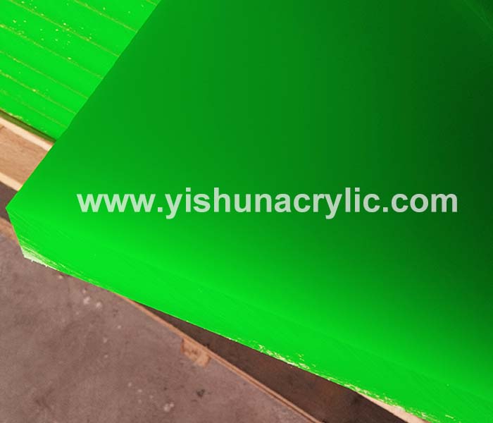 高质量1220*2440*30mm绿色浇筑有机亚克力板